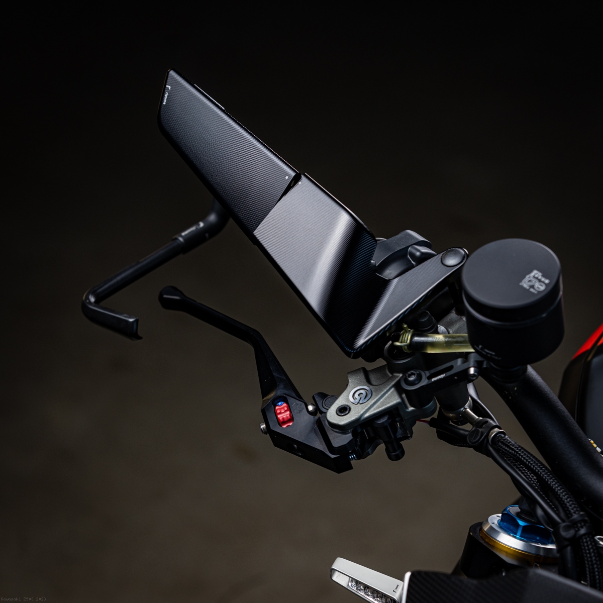 STEALTH Naked Mount Winglet Mirror Set by Rizoma Kawasaki Z900 2023 BSN010B